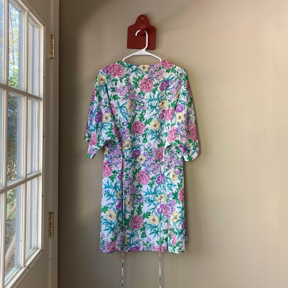 Vintage Inner Most Lightweight Multicolored Floral Robe M - Picture 5 of 7